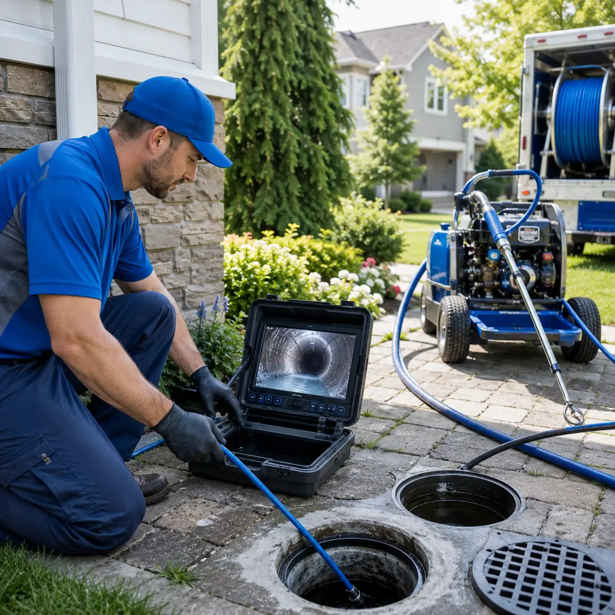 Outdoor drain cleaning professionals serving Hampstead, MD